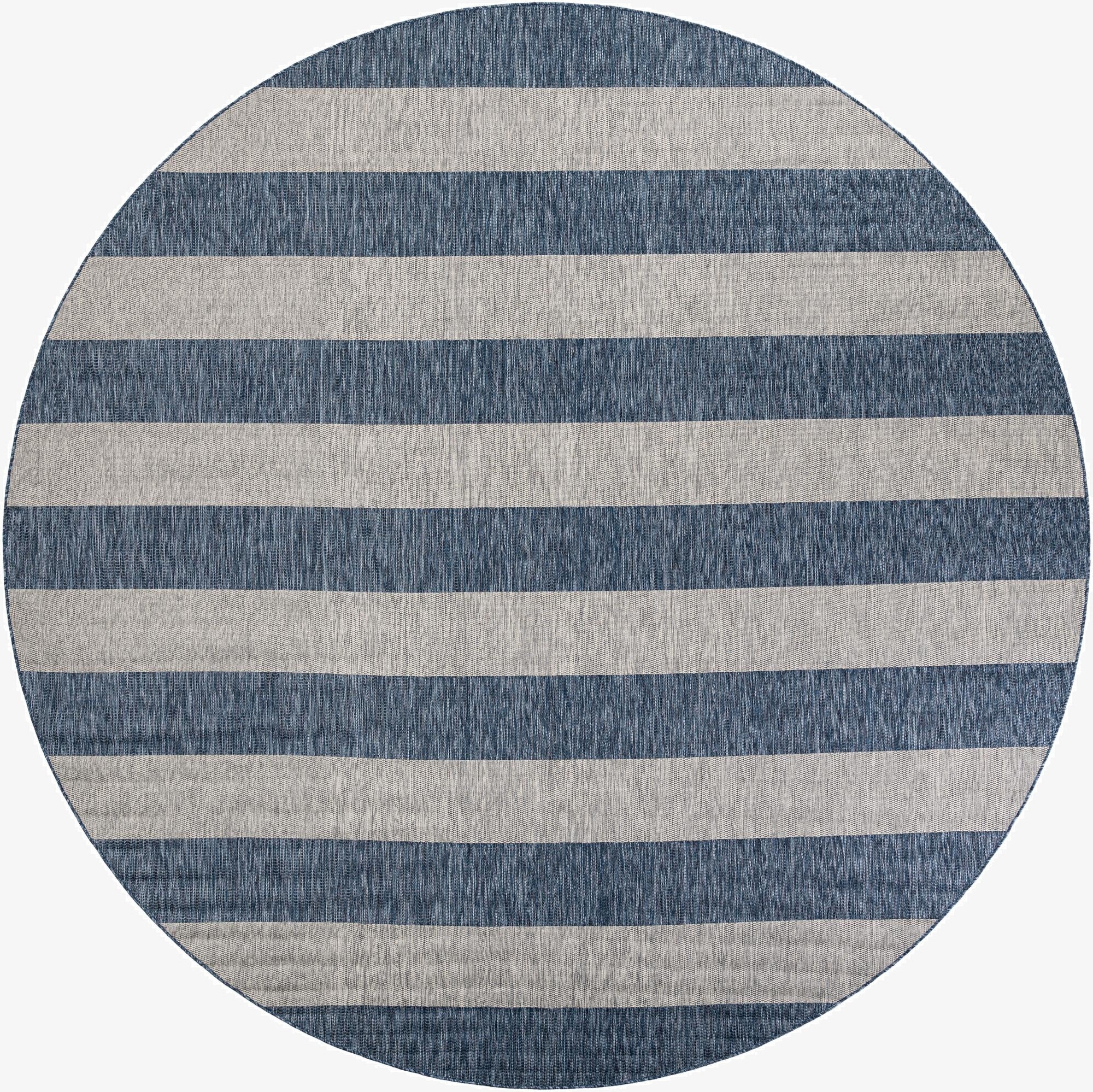  12' x 12'  Washable Ribbon Indoor / Outdoor Round Rug