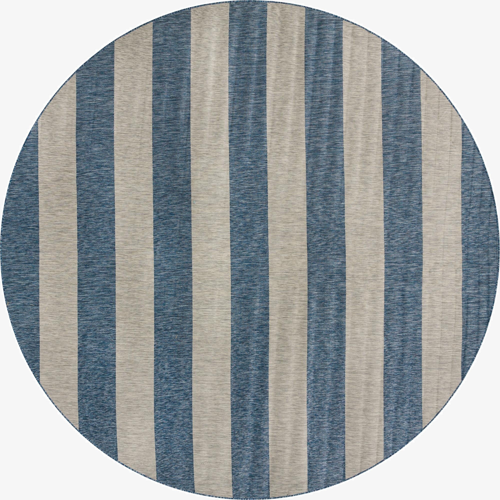  13' x 13'  Washable Ribbon Indoor / Outdoor Round Rug
