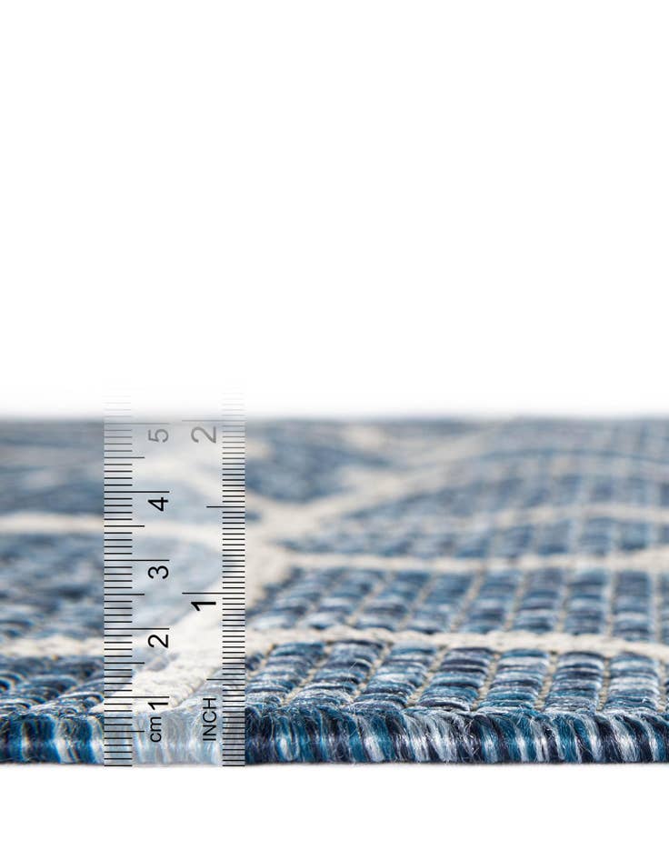 Detail image of  4' x 4'  Washable Safari Indoor / Outdoor Round Rug