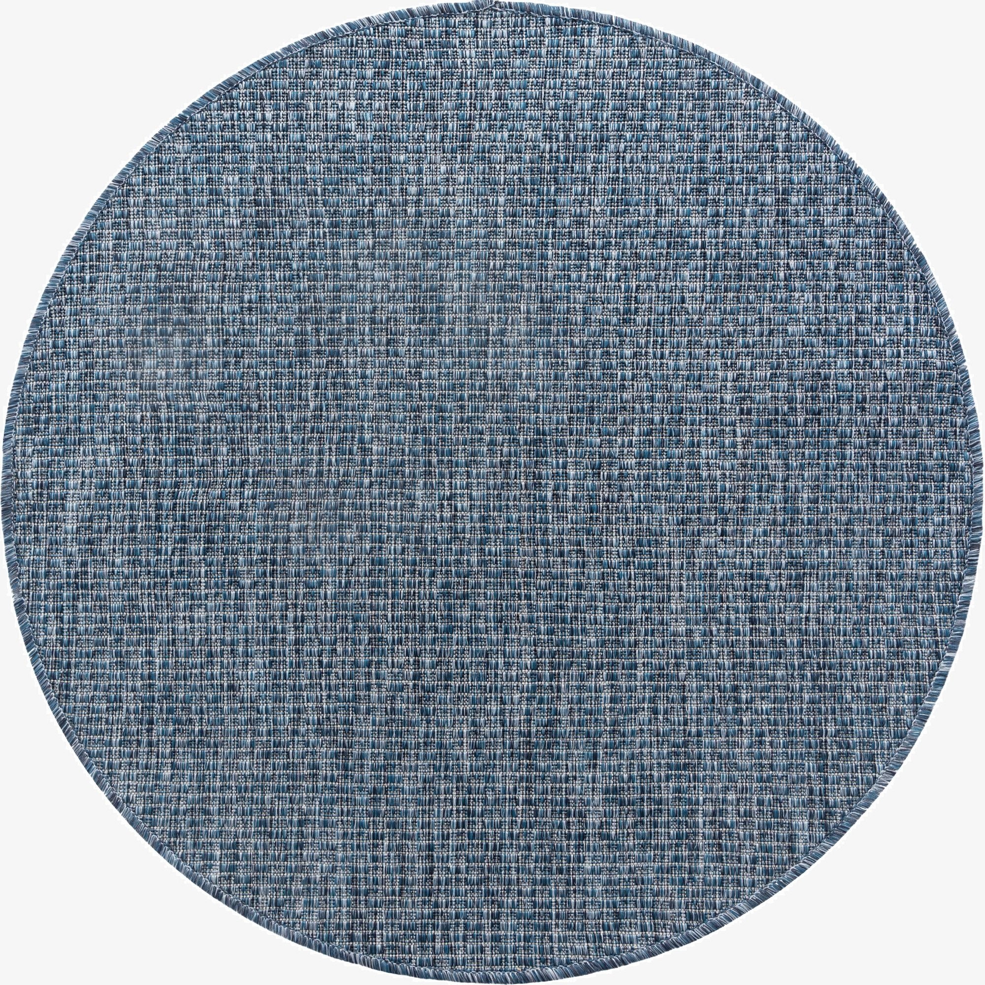  3' x 3'  Washable Solid Indoor / Outdoor Round Rug