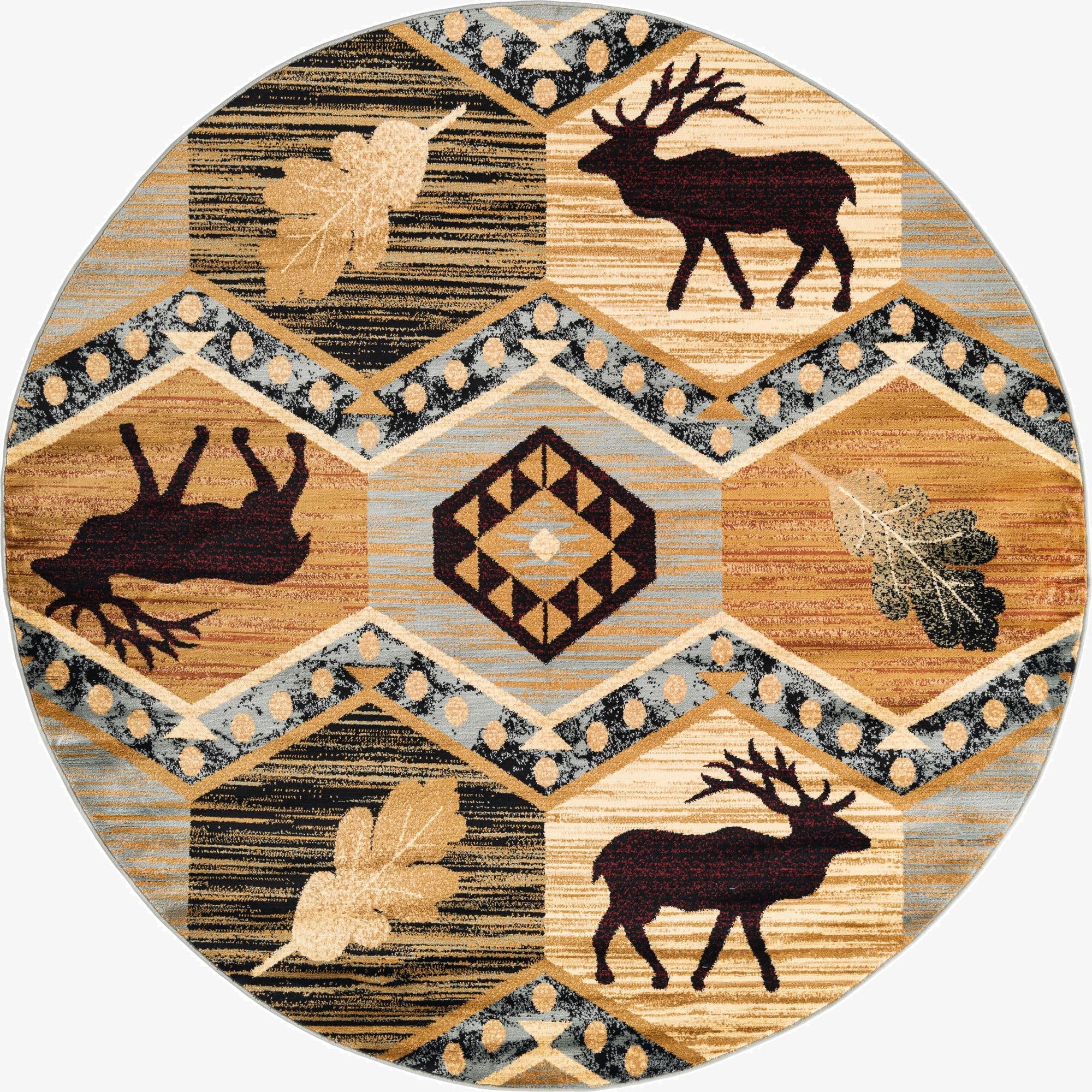  7' 10 x 7' 10 Pioneer Round Rug