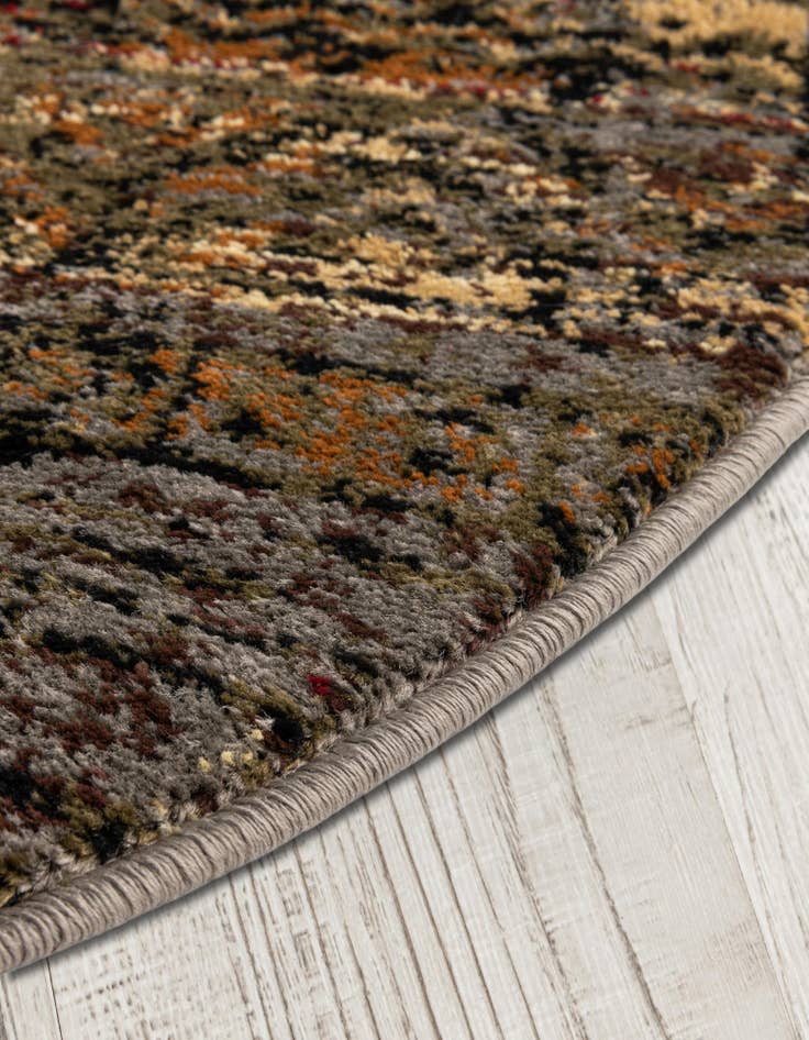 Detail image of  5' 3 x 5' 3 Saturn Round Rug