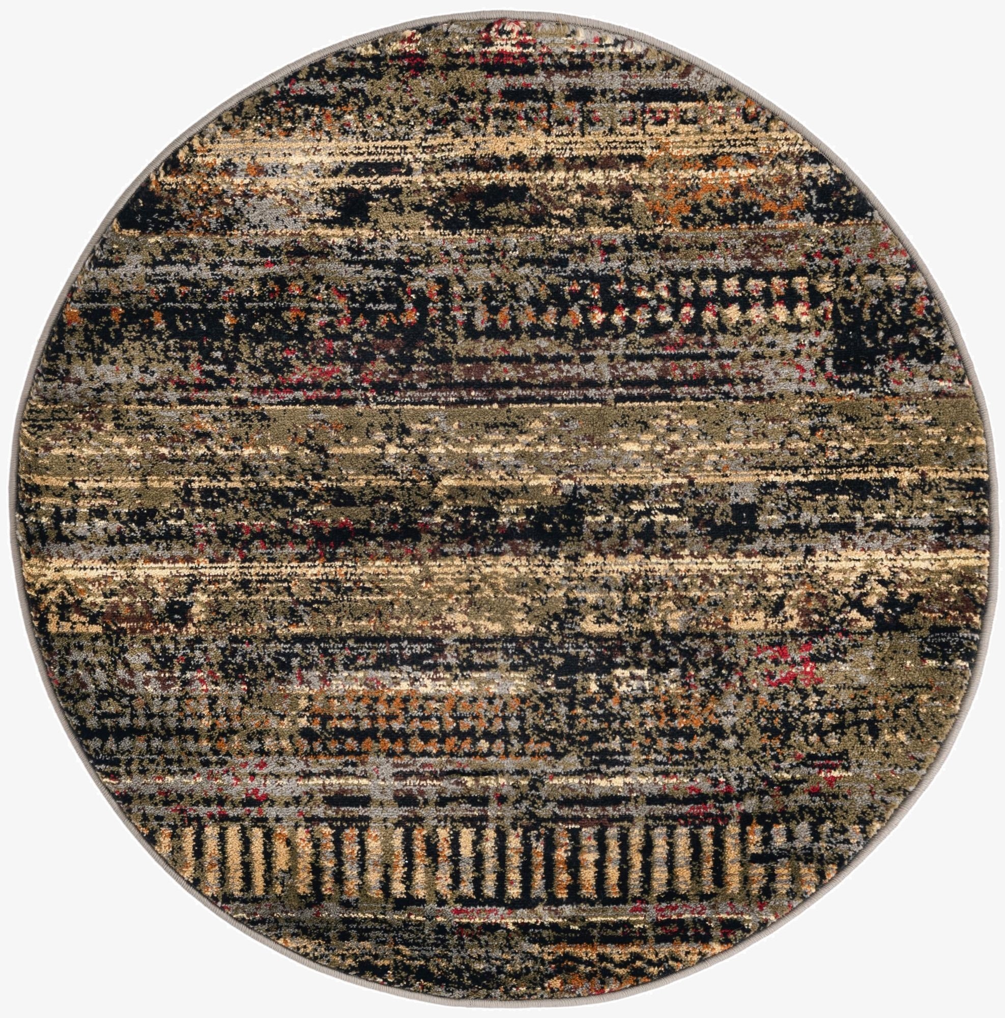  3' x 3' Saturn Round Rug