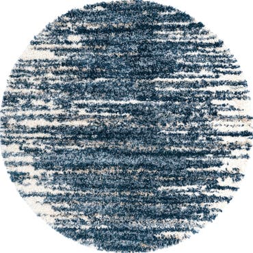  7' x 7' Serenity Shag Round Rug