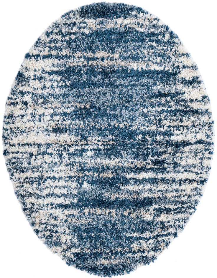 Detail image of  5' 3 x 5' 3 Serenity Shag Round Rug