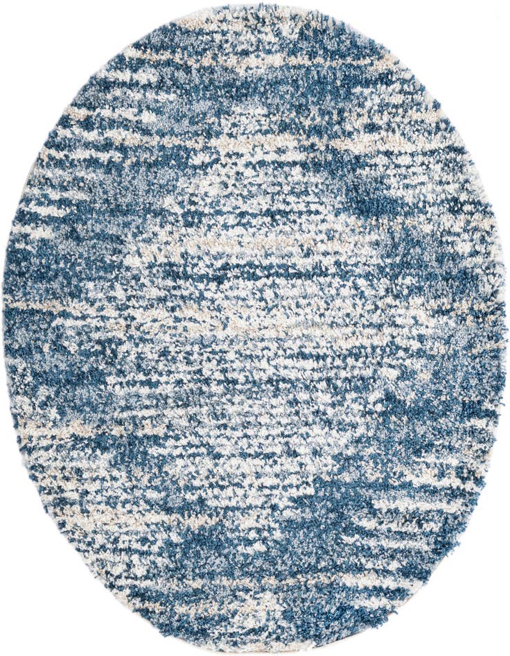 Detail image of  5' 3 x 5' 3 Serenity Shag Round Rug