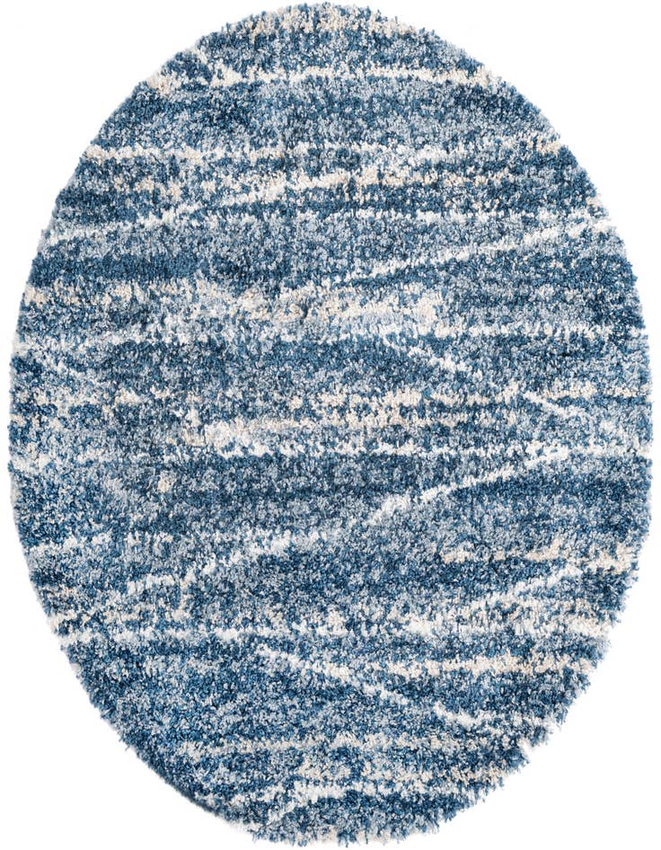 Detail image of  5' 3 x 5' 3 Serenity Shag Round Rug
