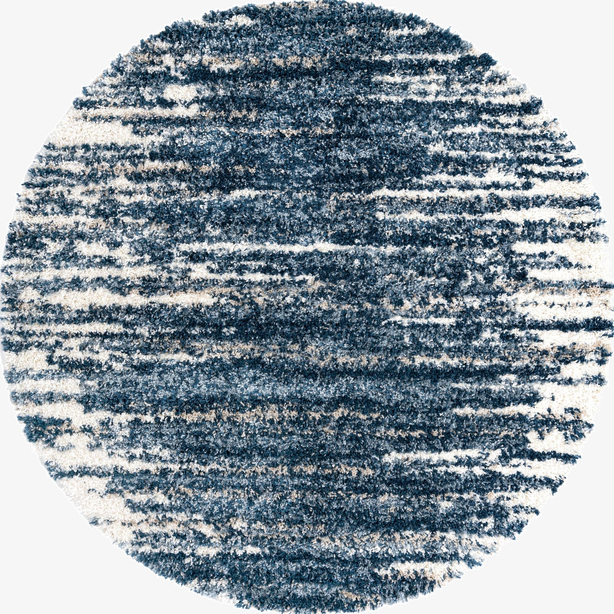  7' x 7' Serenity Shag Round Rug