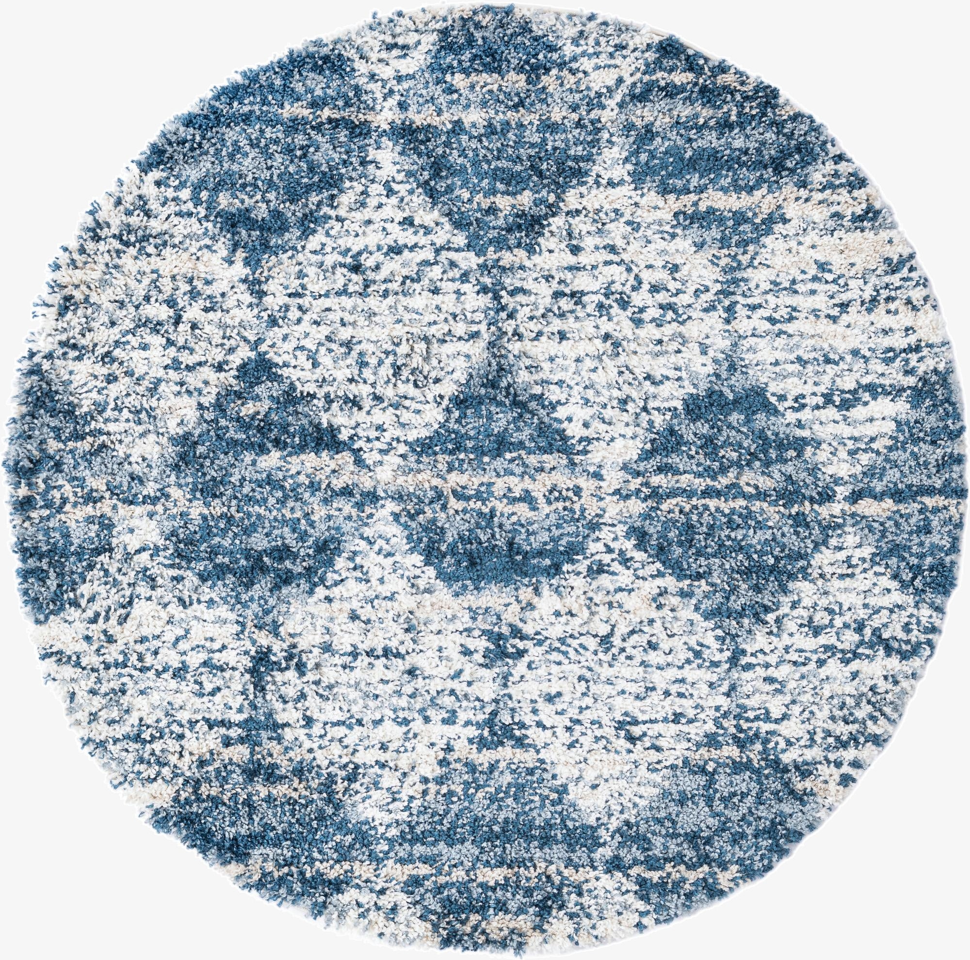  5' 3 x 5' 3 Serenity Shag Round Rug