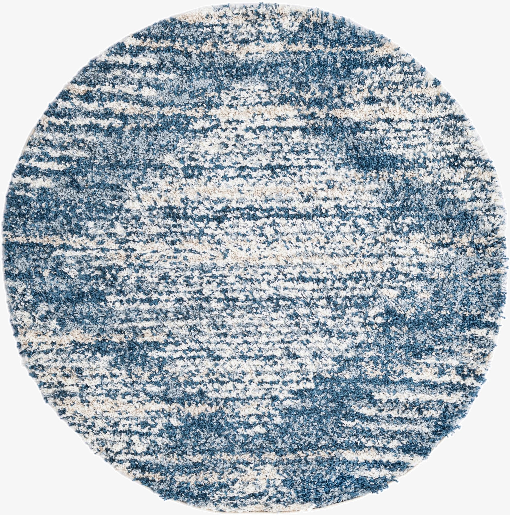  5' 3 x 5' 3 Serenity Shag Round Rug