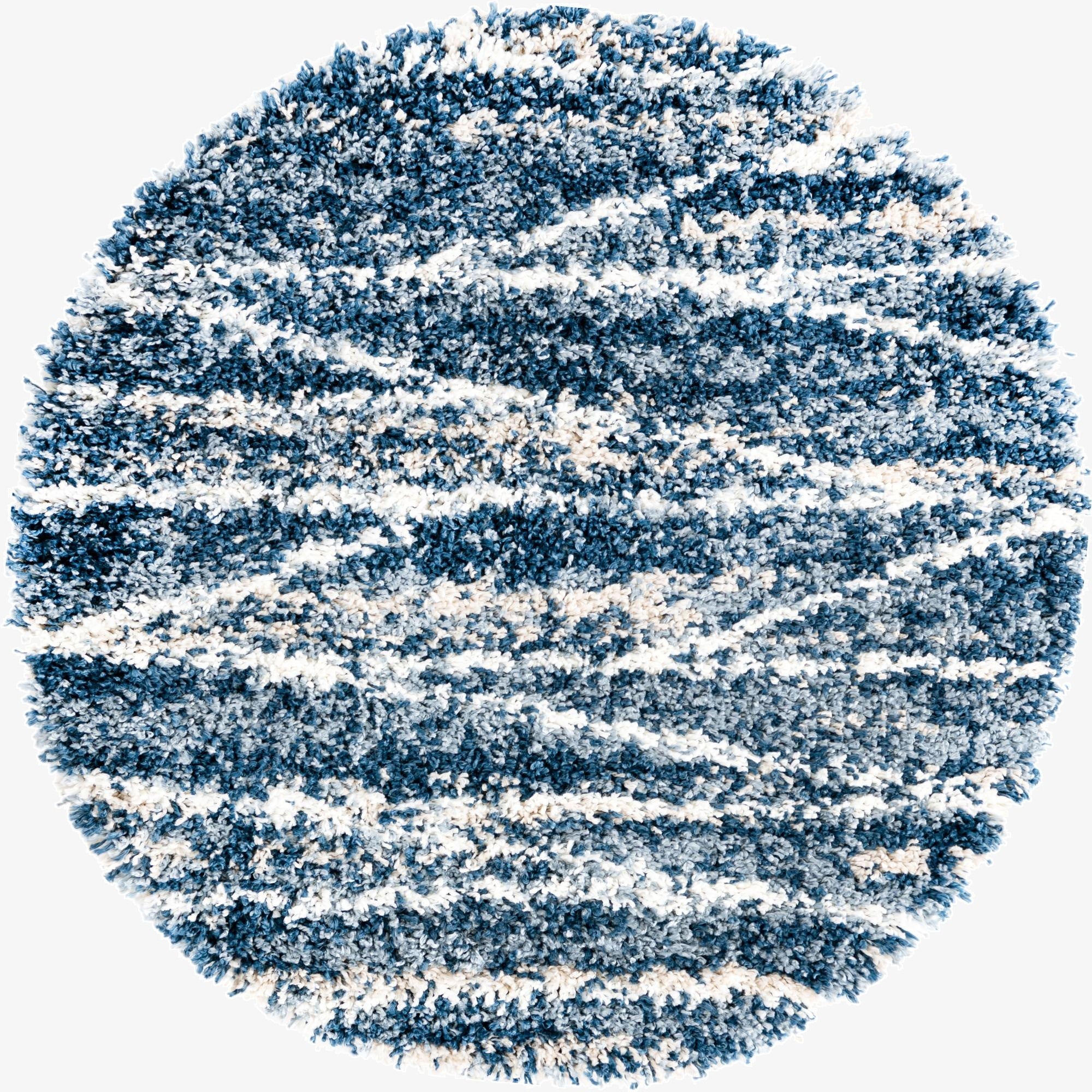  3' 3 x 3' 3 Serenity Shag Round Rug