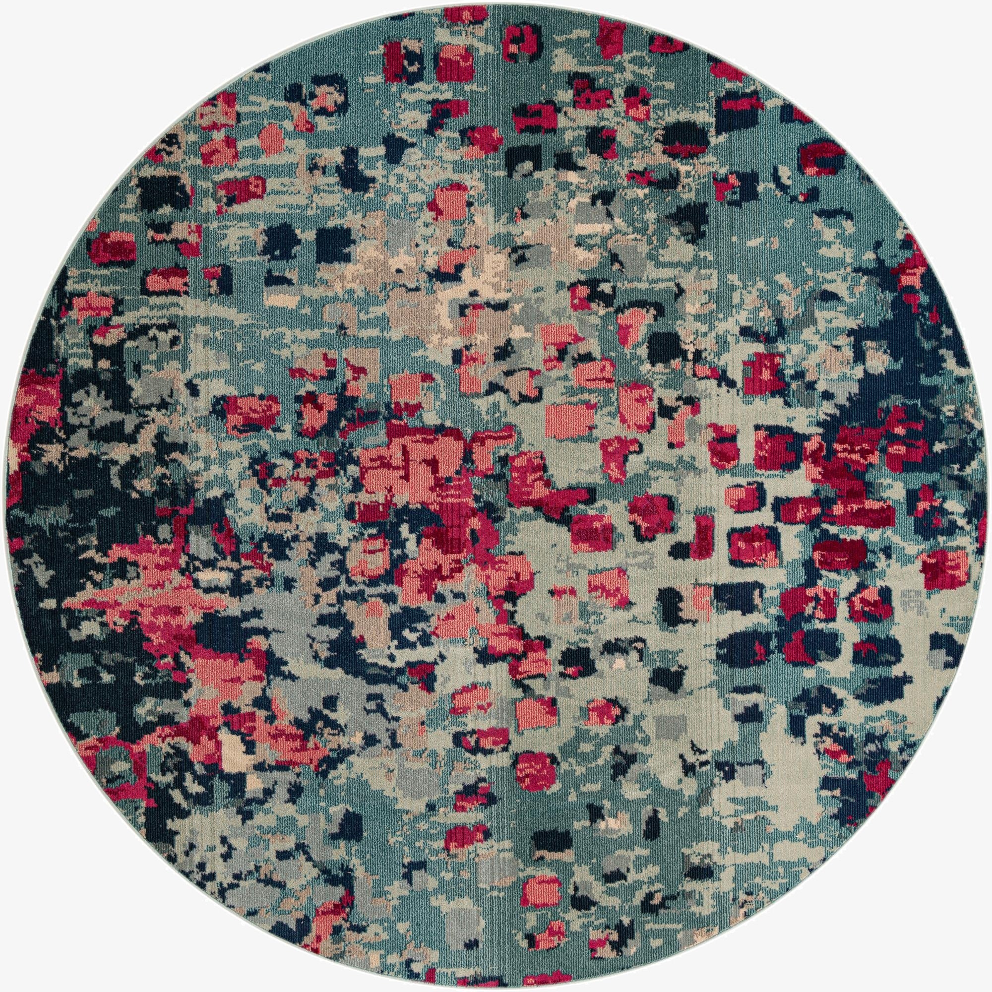  8' x 8'  Washable Sevilla Round Rug