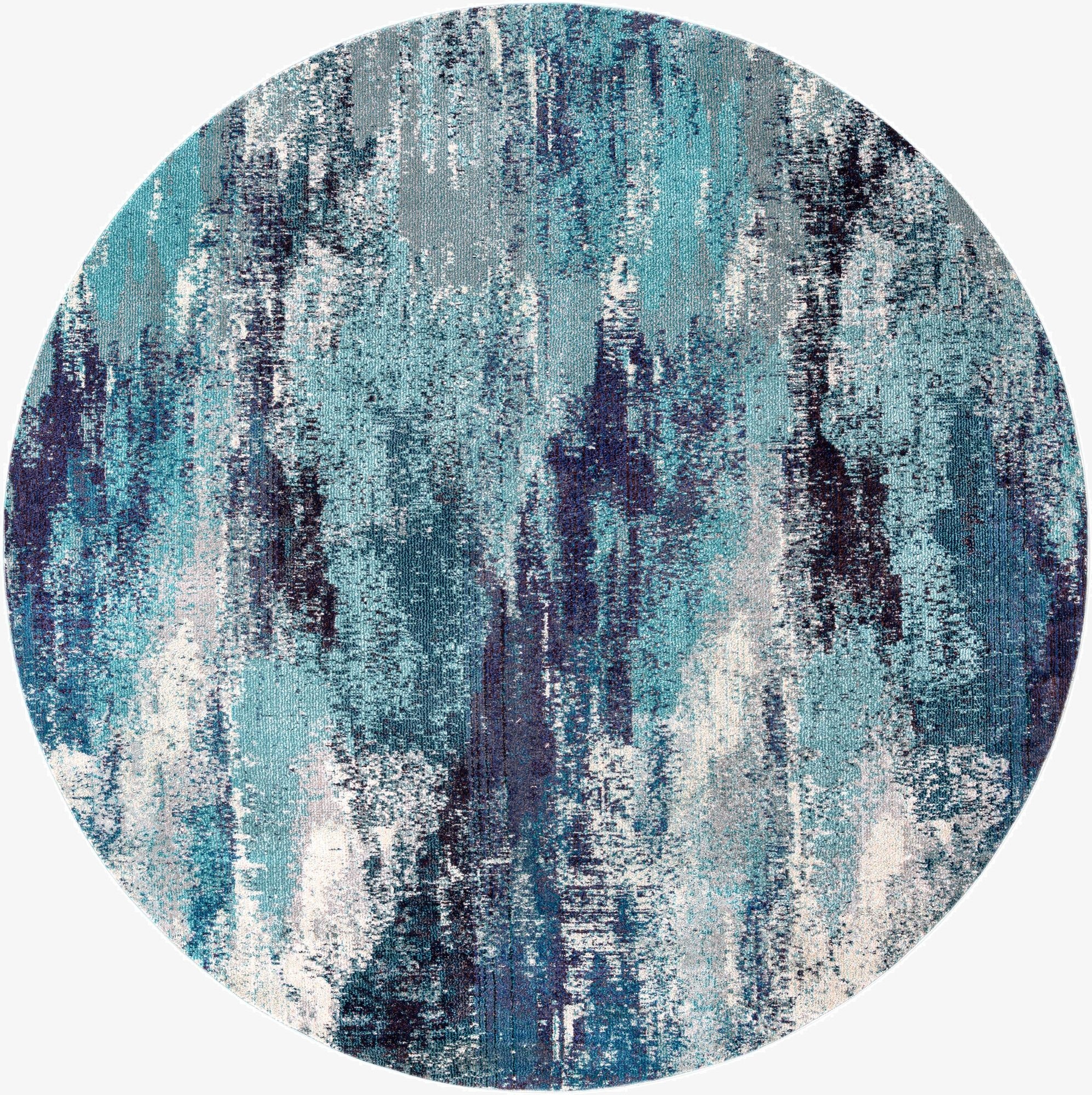  7' 10 x 7' 10  Washable Sevilla Round Rug