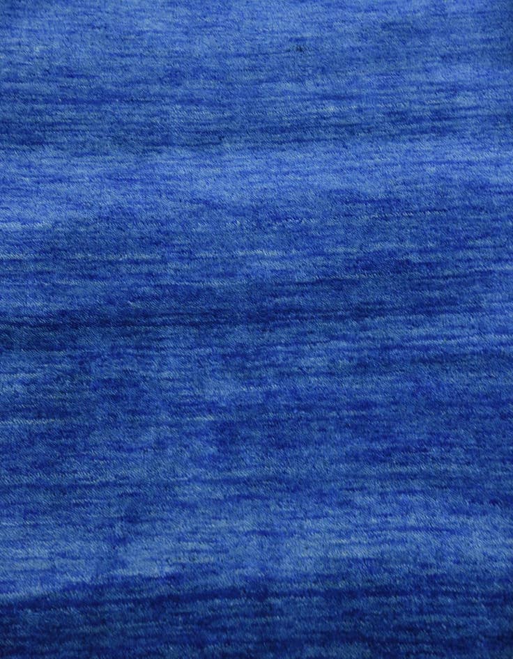 Detail image of  6' 7 x 6' 7  Hand Knotted Solid Gabbeh Wool Round Rug