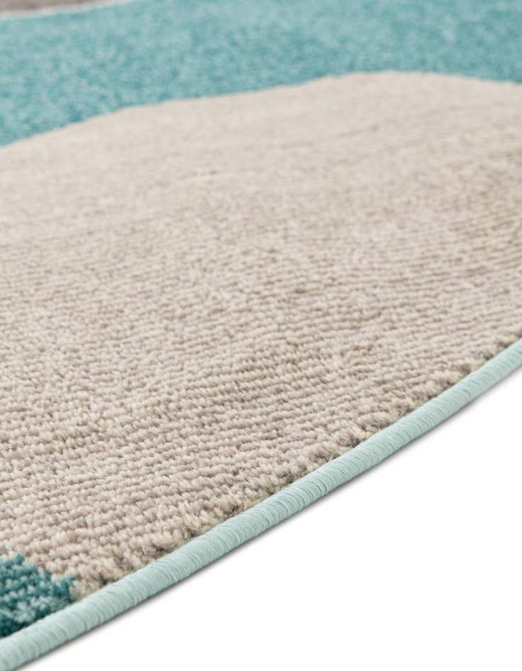 Detail image of  8' x 8'  Washable Theia Round Rug