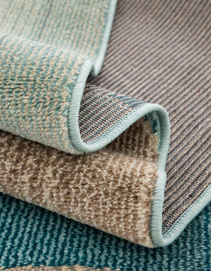 Detail image of  8' x 8'  Washable Theia Round Rug