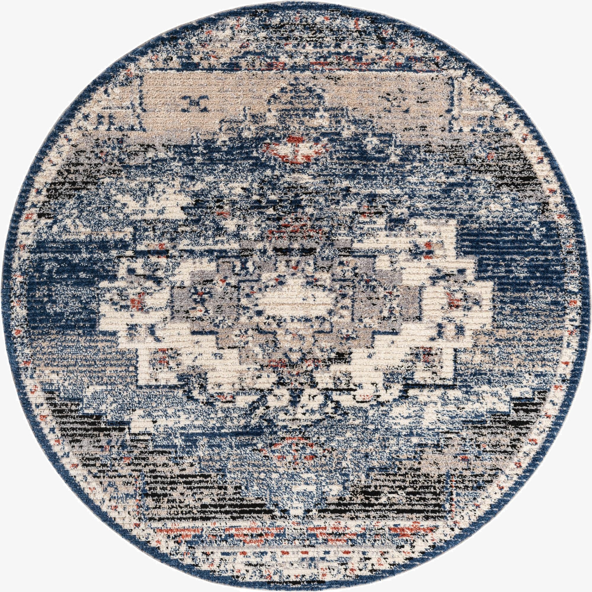  7' x 7' Tucson Round Rug