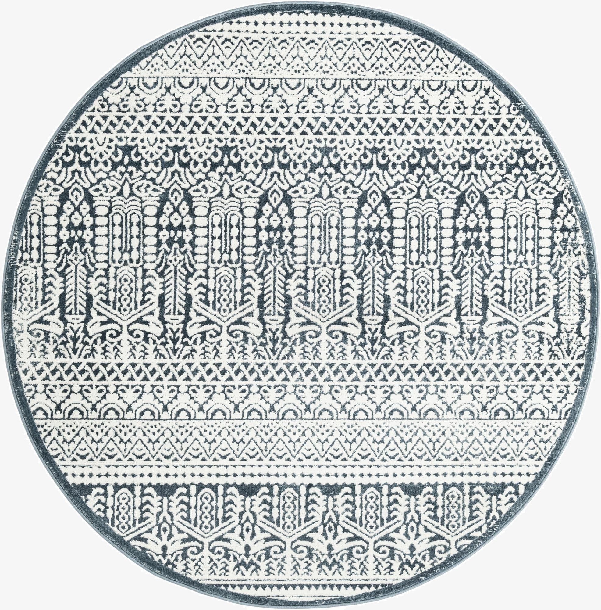 Jill Zarin 5' 3 x 5' 3 Uptown Cloisters Round Rug