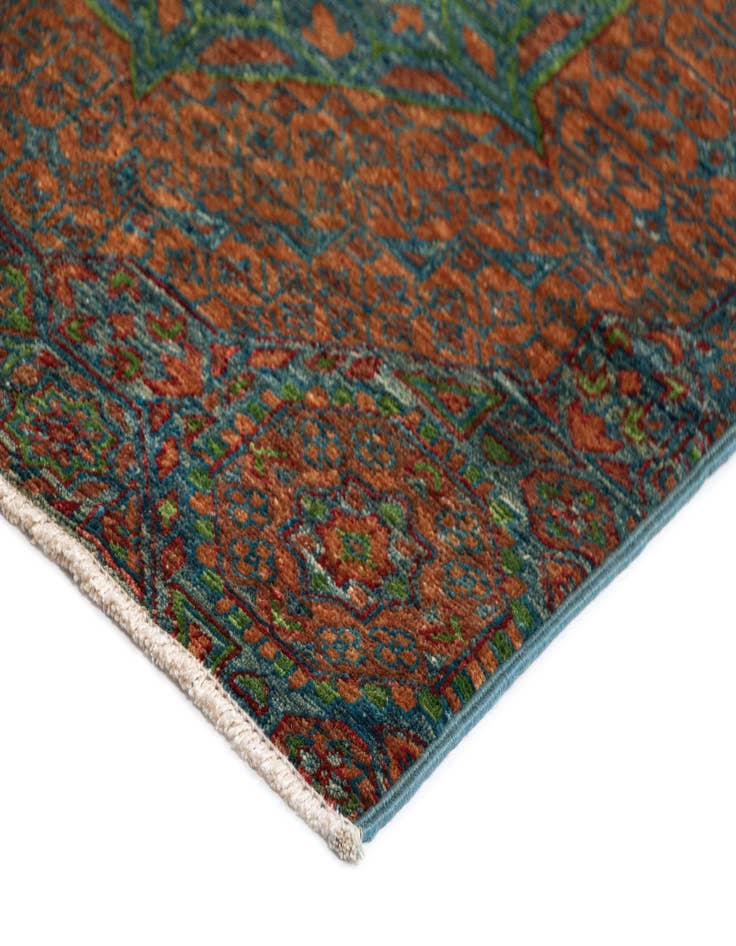 Detail image of  2' 7 x 9' 10 Amina Wool Runner Rug