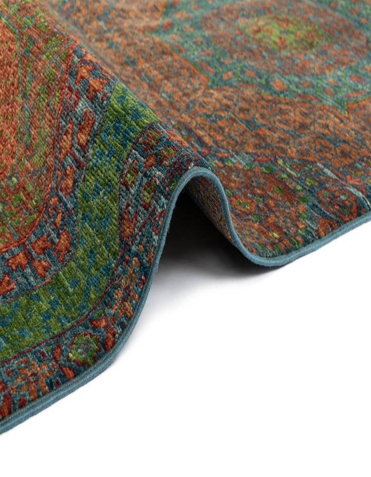 Detail image of  2' 7 x 9' 10 Amina Wool Runner Rug