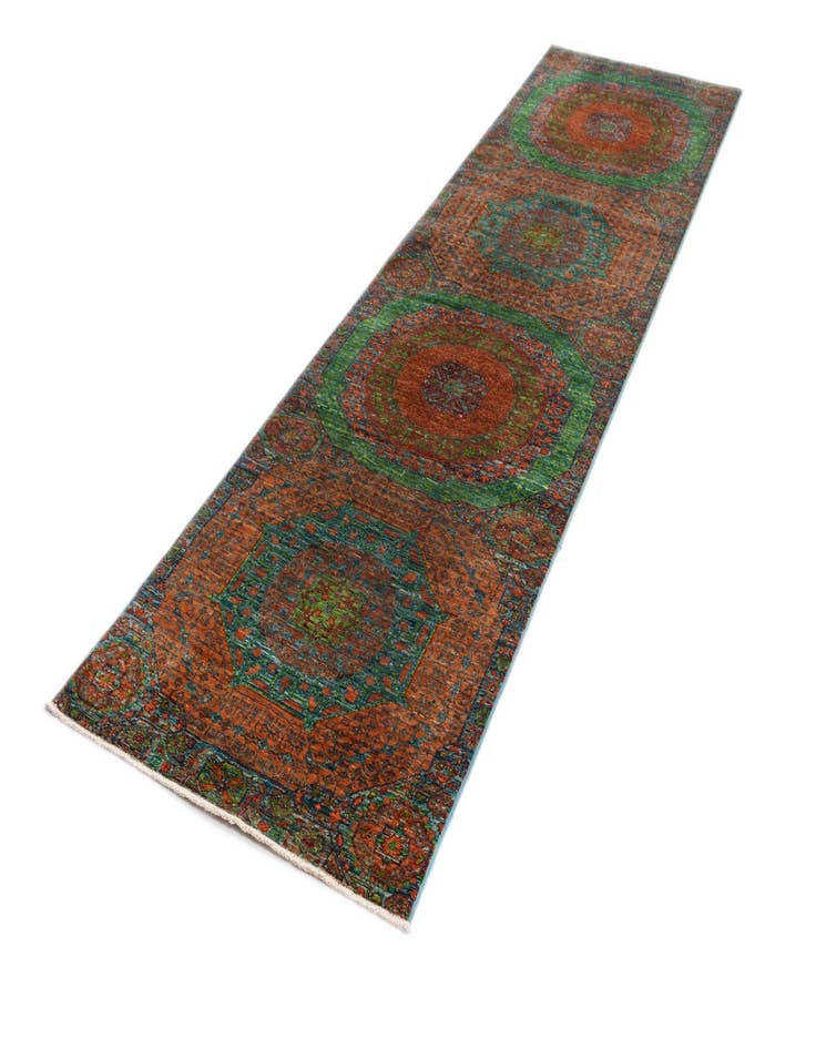 Detail image of  2' 8 x 9' 10 Amina Wool Runner Rug