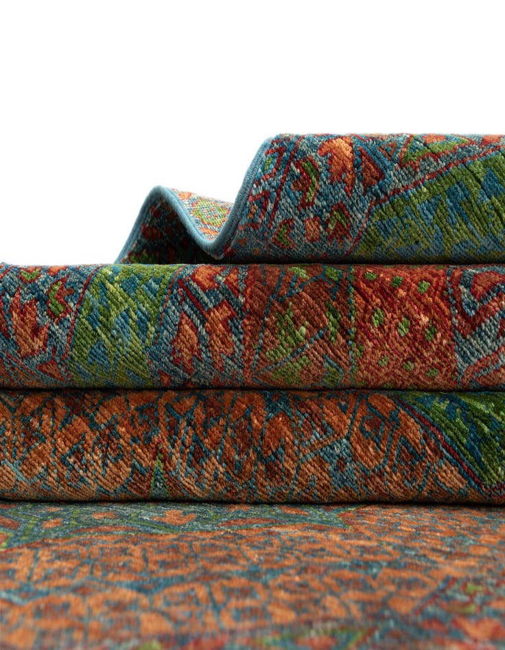 Detail image of  2' 8 x 9' 10 Amina Wool Runner Rug