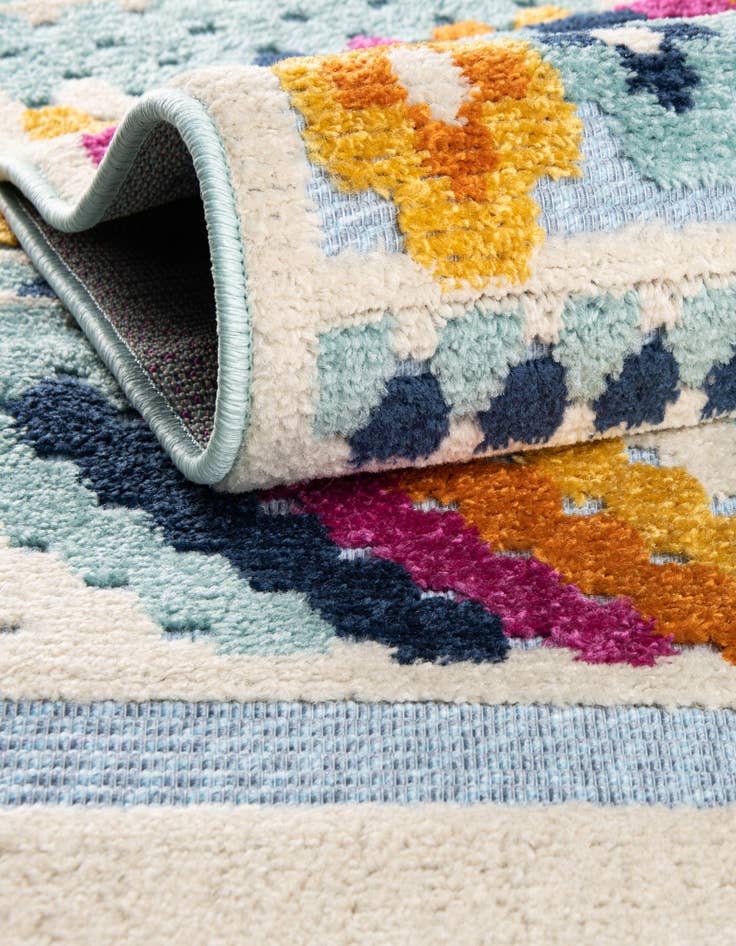Detail image of  2' x 6'  Washable Aruba Indoor / Outdoor Runner Rug