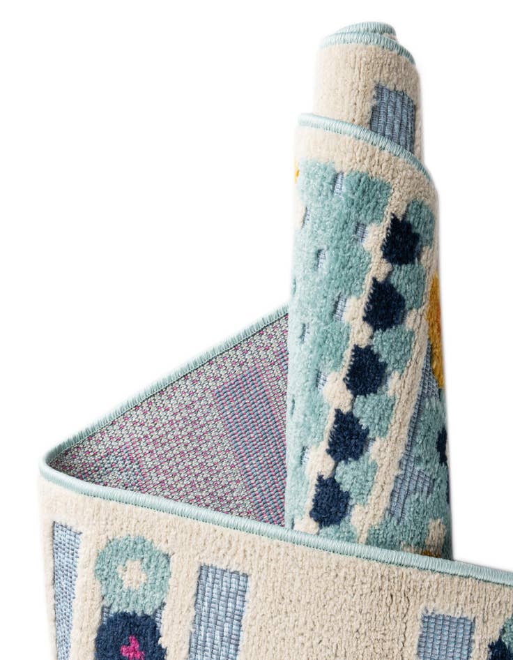 Detail image of  2' x 6'  Washable Aruba Indoor / Outdoor Runner Rug