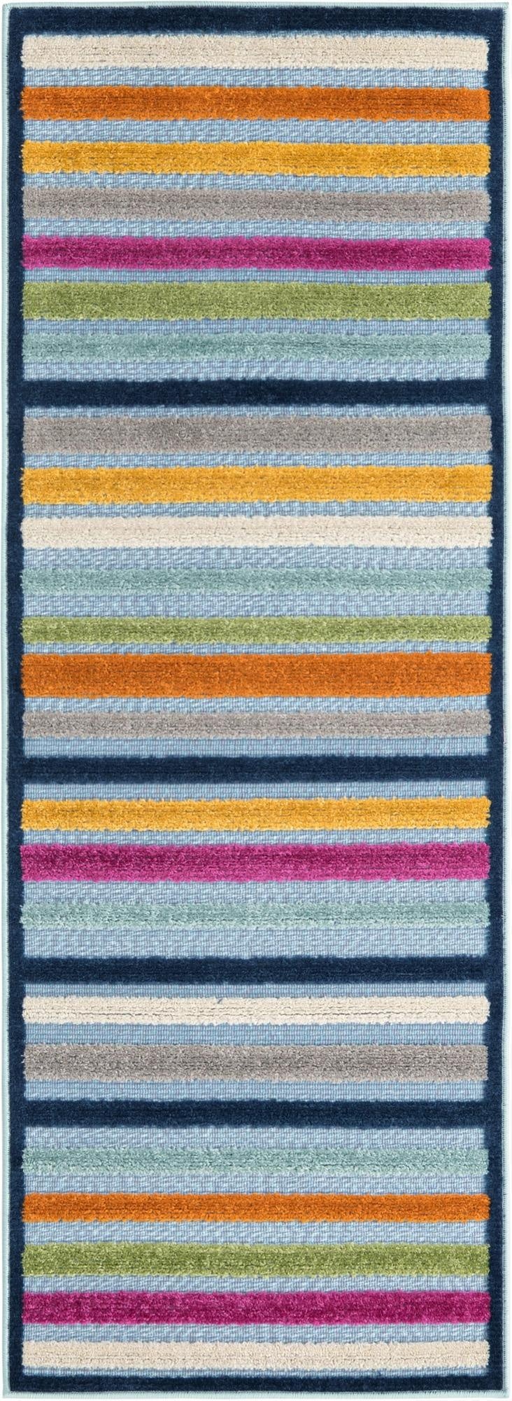  2' x 6'  Washable Aruba Indoor / Outdoor Runner Rug