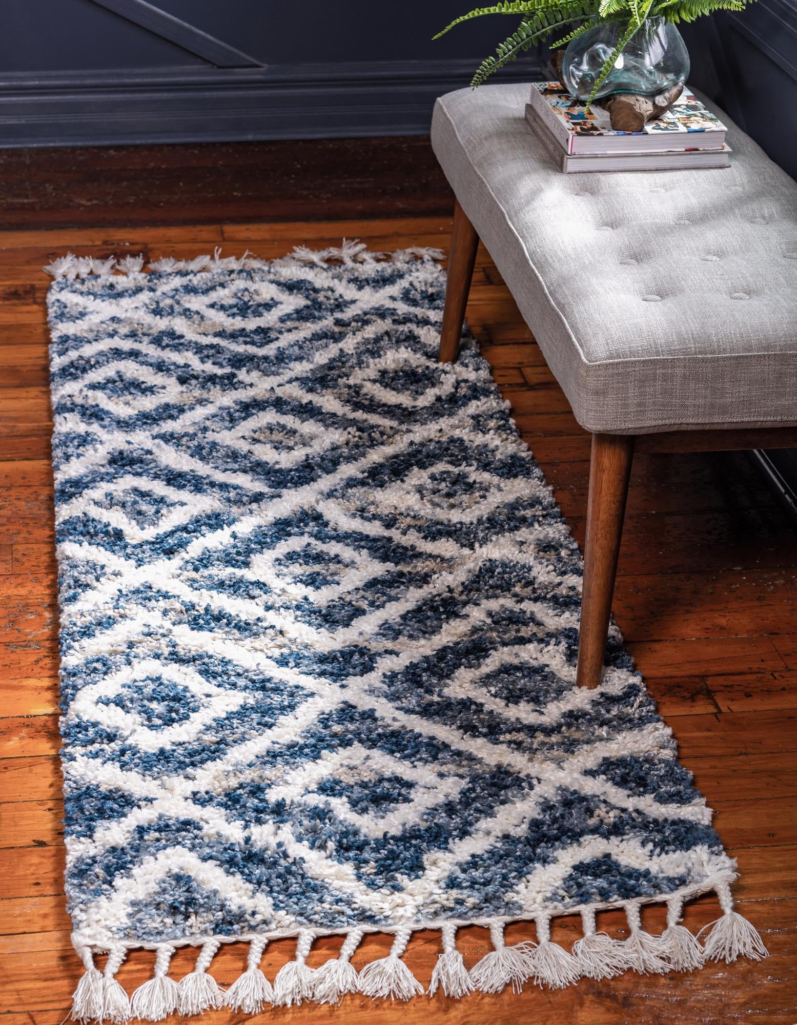  2' 2 x 6' Athena Shag Runner Rug