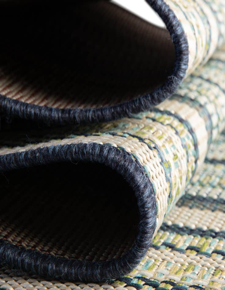 Detail image of  2' 7 x 10'  Washable Baja Indoor / Outdoor Runner Rug