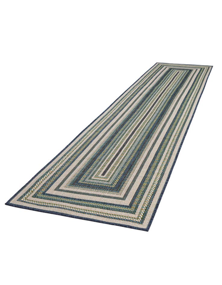 Detail image of  2' 7 x 12'  Washable Baja Indoor / Outdoor Runner Rug