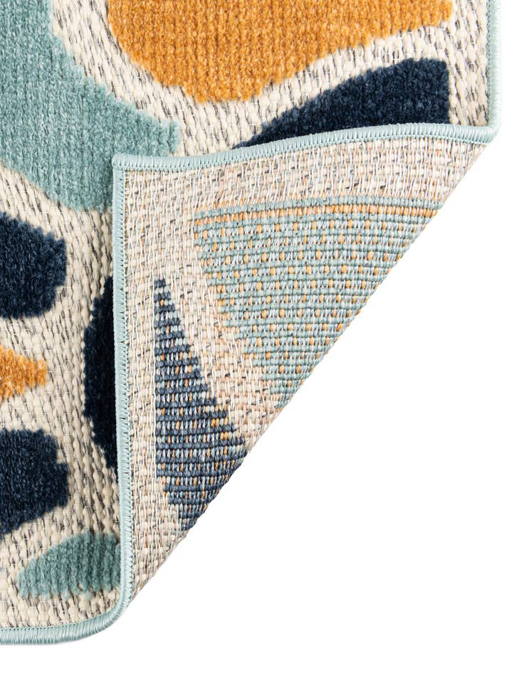 Detail image of  2' x 10'  Washable Belize Indoor / Outdoor Runner Rug