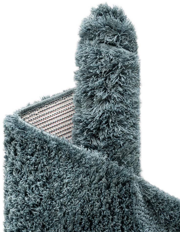 Detail image of  2' 7 x 10' Botanical Shag Runner Rug