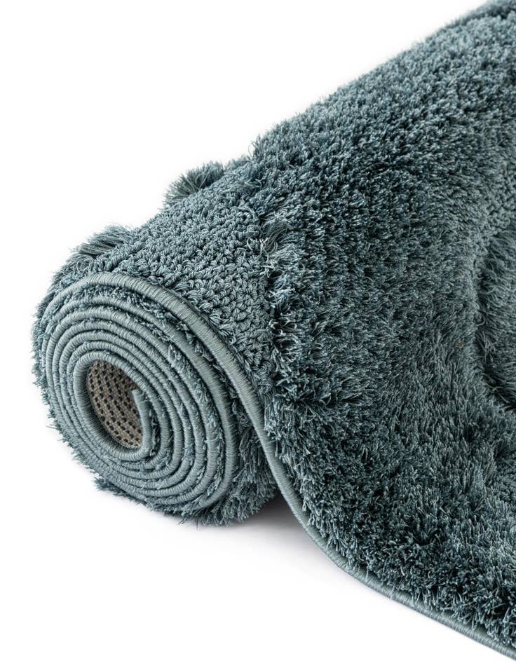 Detail image of  2' 7 x 10' Botanical Shag Runner Rug