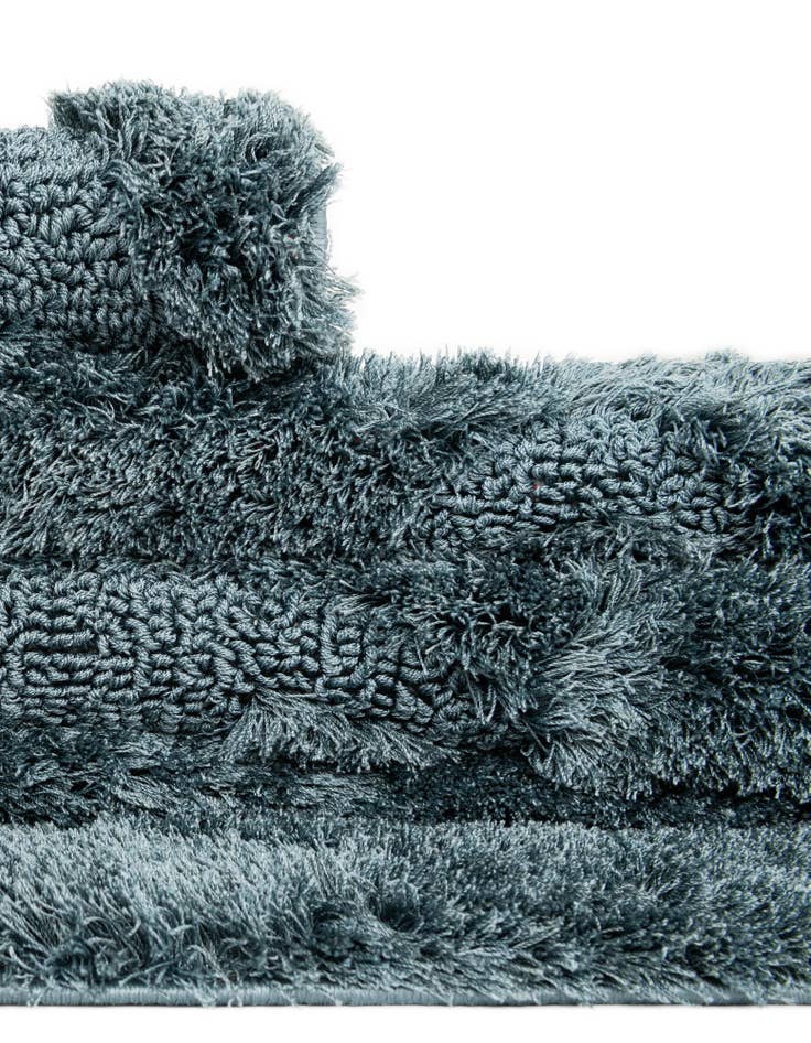 Detail image of  2' 7 x 10' Botanical Shag Runner Rug