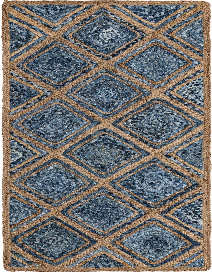 Detail image of 2' 7 x 6' 1 Handmade Braided Jute Runner Rug