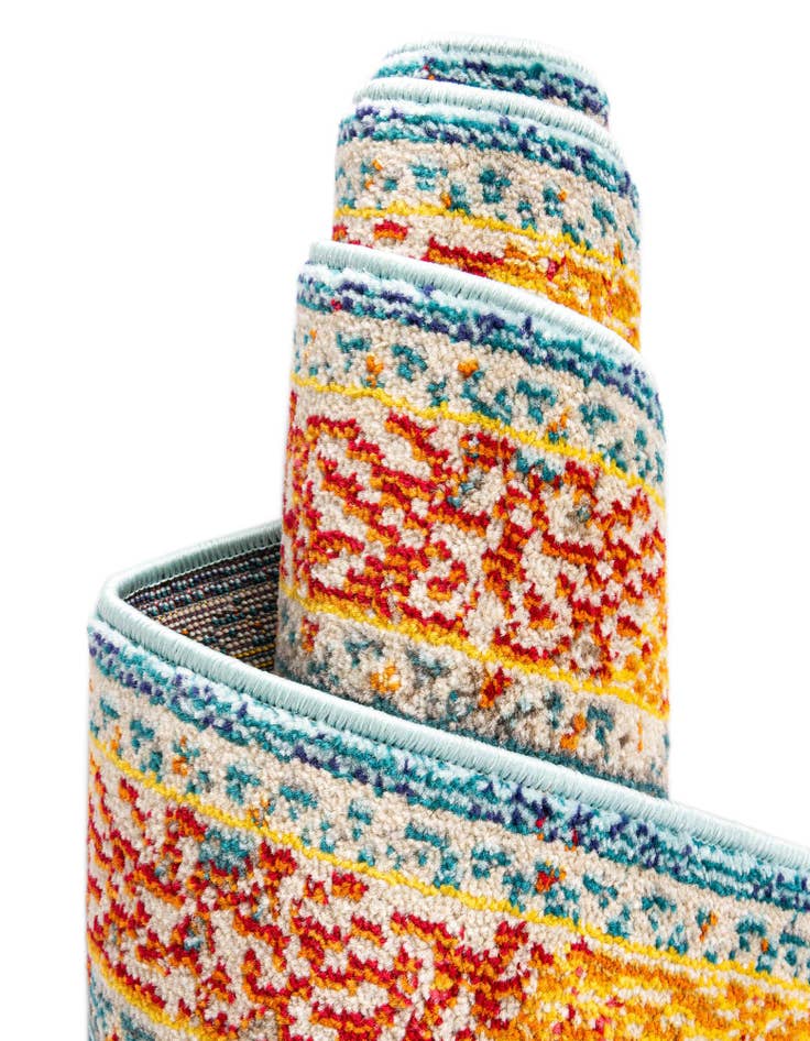 Detail image of  2' x 6' 9  Washable Carnevale Runner Rug