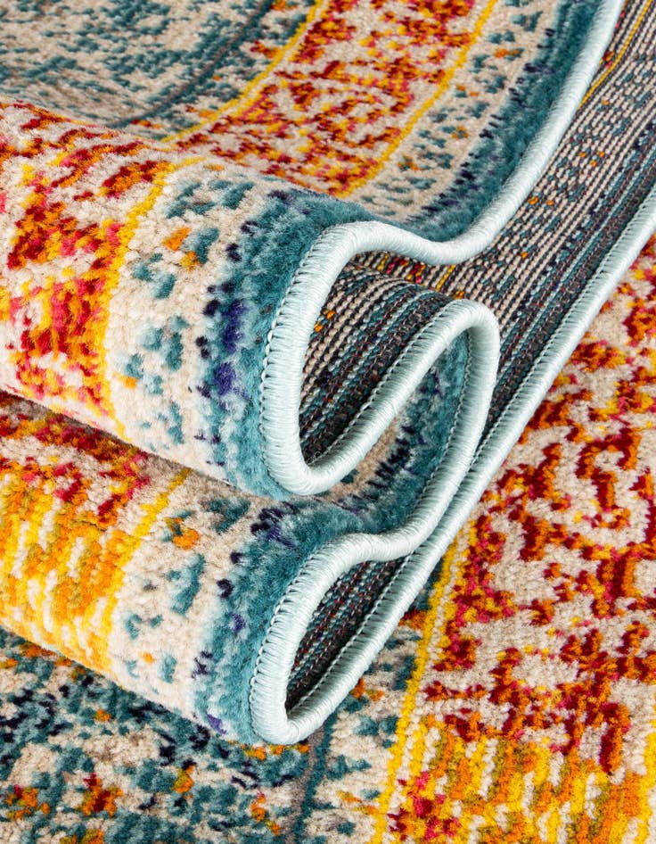 Detail image of  2' x 6' 9  Washable Carnevale Runner Rug