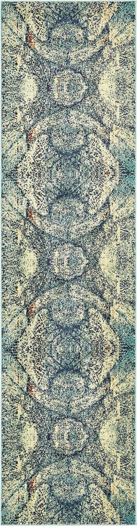  2' 7 x 10'  Washable Carnevale Runner Rug