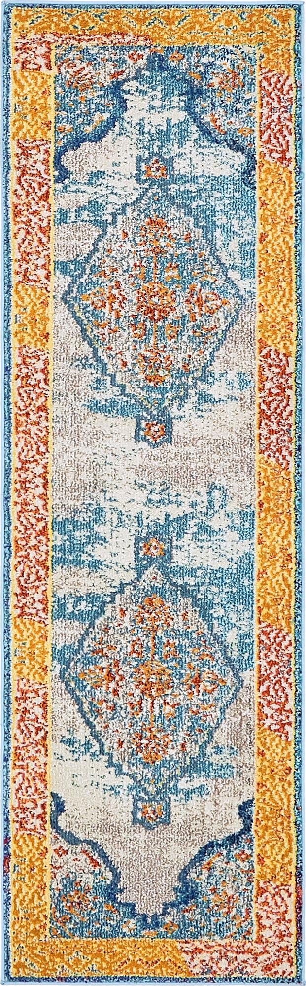  2' x 6' 9  Washable Carnevale Runner Rug