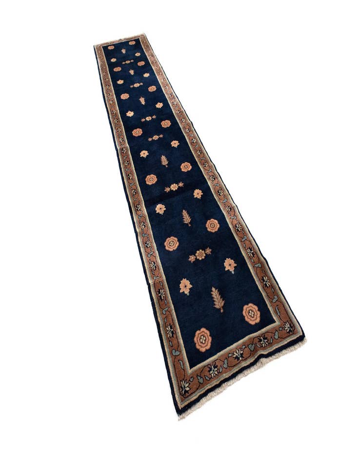 Detail image of  2' 9 x 13'  Hand Knotted China Peking Runner Rug