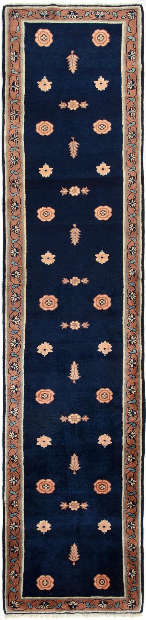  2' 9 x 13'  Hand Knotted China Peking Runner Rug