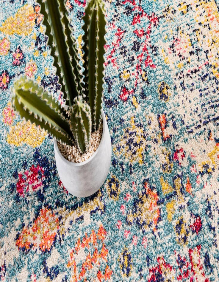 Detail image of  2' x 6' 9  Washable El Paso Runner Rug