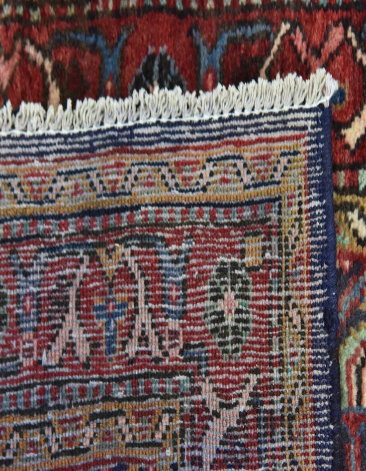 Detail image of  3' 5 x 10'  Hand Knotted Farahan Persian Wool Runner Rug