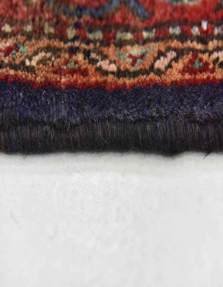 Detail image of  3' 5 x 10'  Hand Knotted Farahan Persian Wool Runner Rug