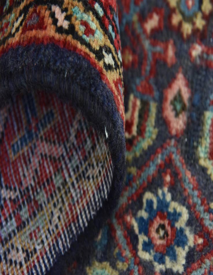 Detail image of  3' 5 x 10'  Hand Knotted Farahan Persian Wool Runner Rug