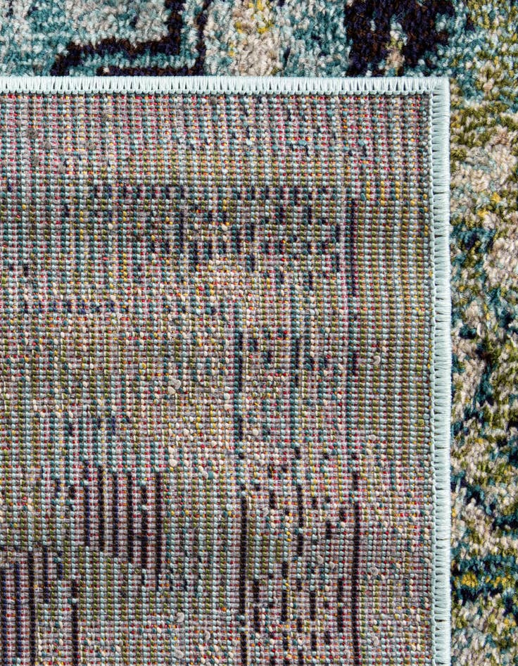 Detail image of  2' 7 x 10'  Washable Fleur Runner Rug