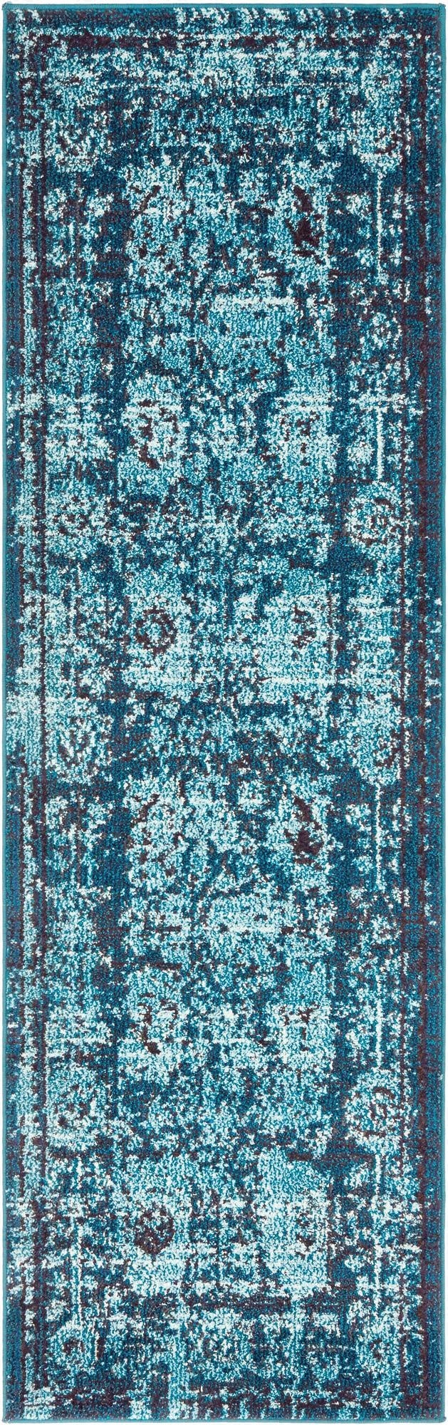  2' 2 x 6' 9  Washable Fleur Runner Rug