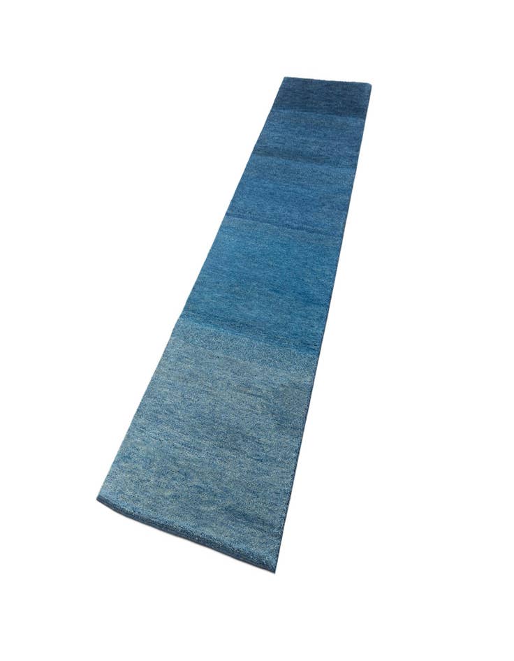 Detail image of  2' 8 x 9' 10  Hand Knotted Gabbeh Wool Runner Rug